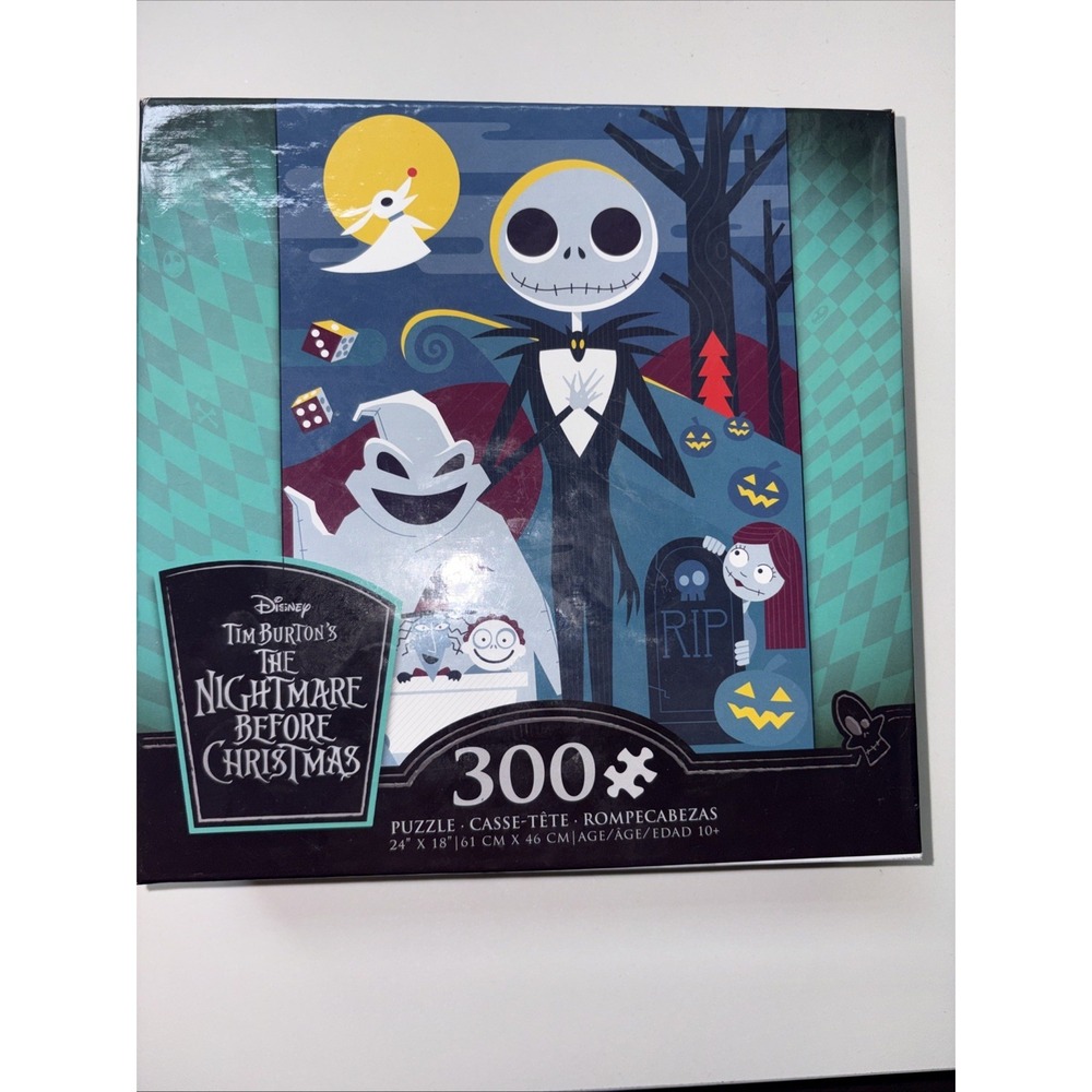 Disney Nightmare Before Christmas 300 Piece Puzzle Sealed Jack Skellington
